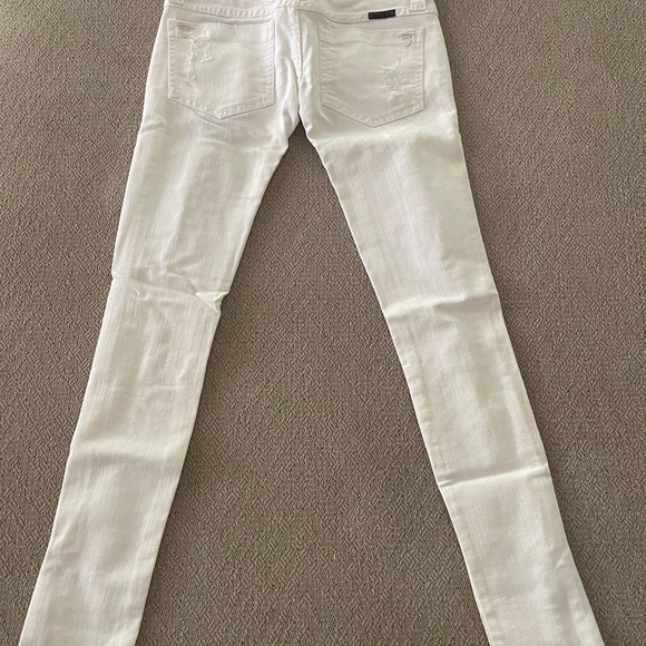 Frankie B white distressed skinny jeans - Picture 8 of 14